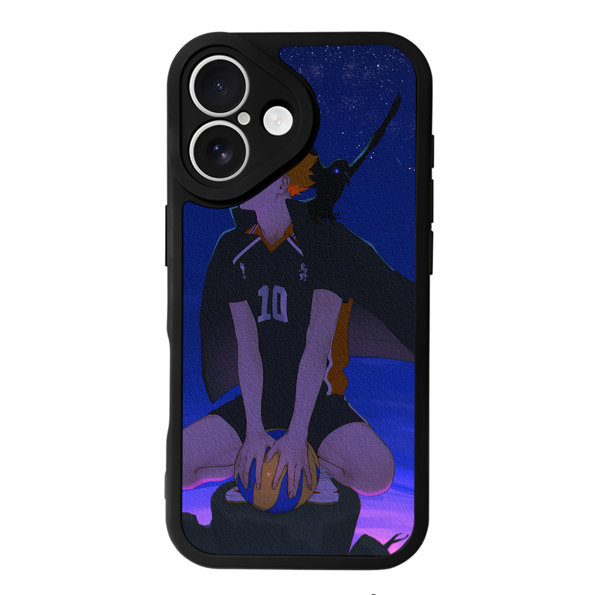 （画像用） ハイキュー!! Haikyu!! 【iPhone 16シリーズ対応】シリコンスマホケース（レザー調） 材質：シリコン
